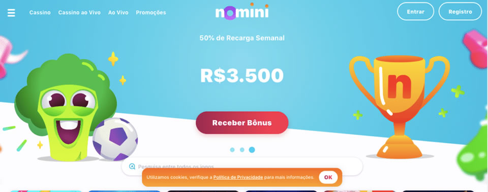 Para jogos de casino o bónus é de 100%, mas para esta categoria o limite é de até 120 euros/$ para o primeiro depósito, enquanto o bónus de segundo depósito é de 50% até 100 euros/$. Além disso, você ganha 120 rodadas grátis no slot Cowboys Gold ao fazer seu primeiro depósito e 50 rodadas grátis adicionais no slot Take Olympus em seu segundo depósito.